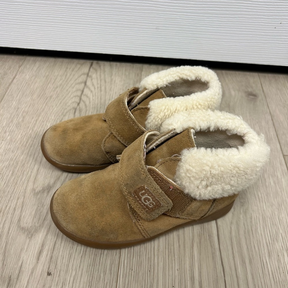 UGG Toddler Nolen Boots in Chestnut Suede